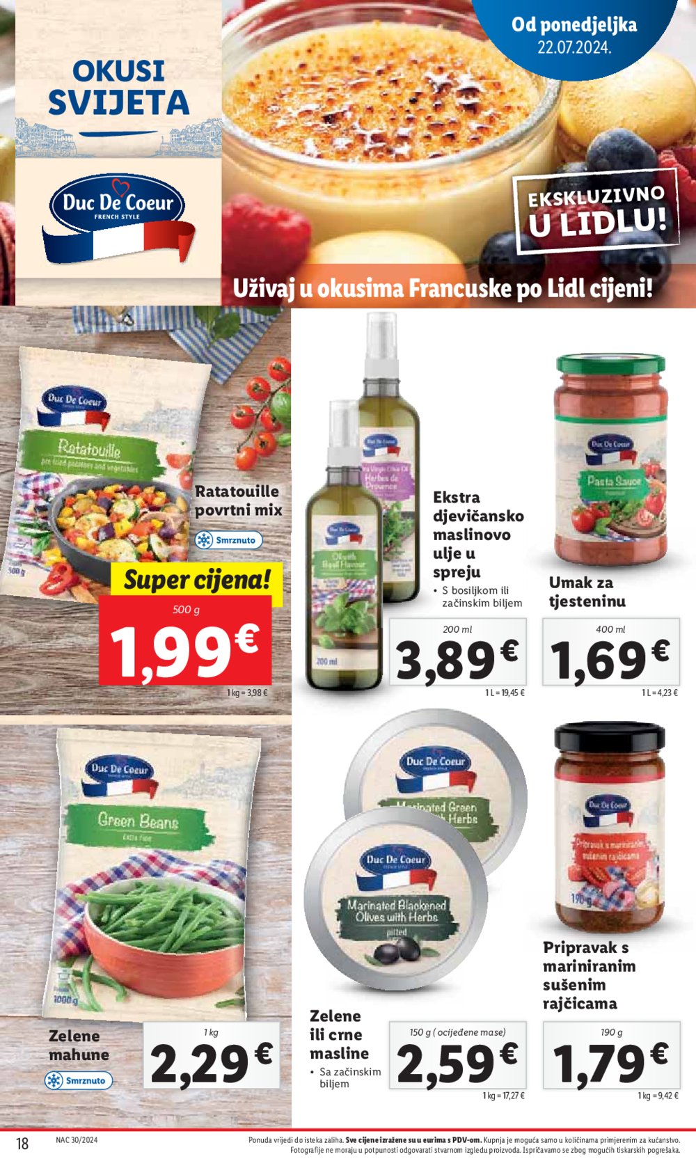 Lidl Super ponuda od ponedjeljka 22.07.-28.07.2024.