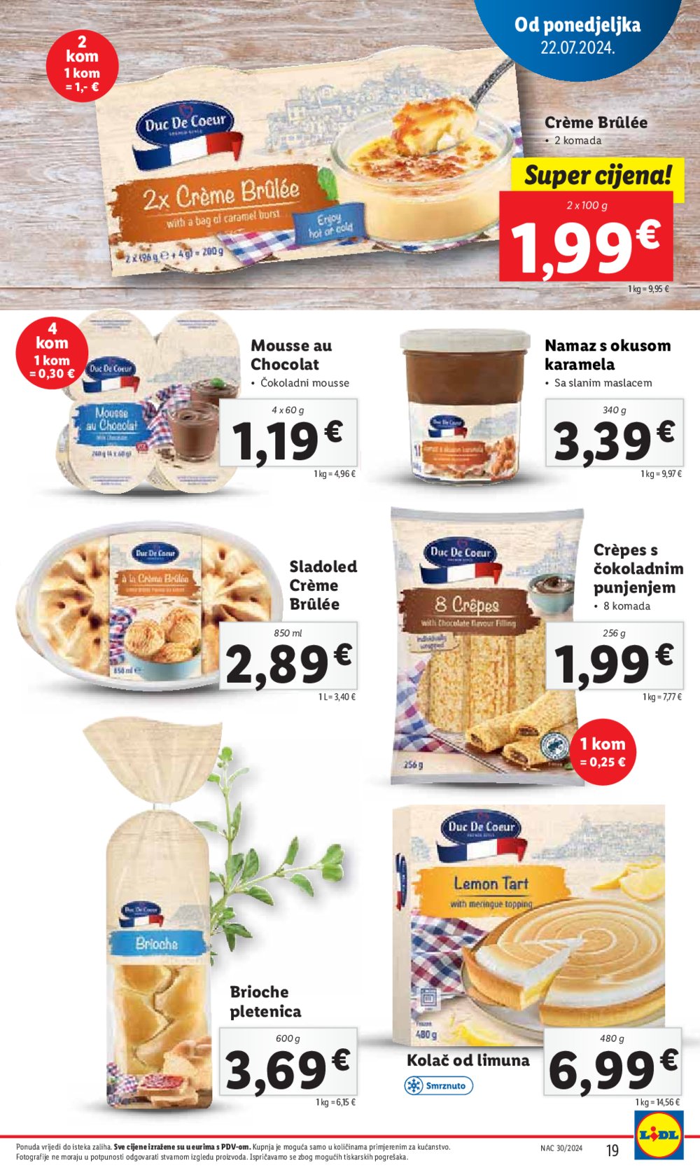 Lidl Super ponuda od ponedjeljka 22.07.-28.07.2024.