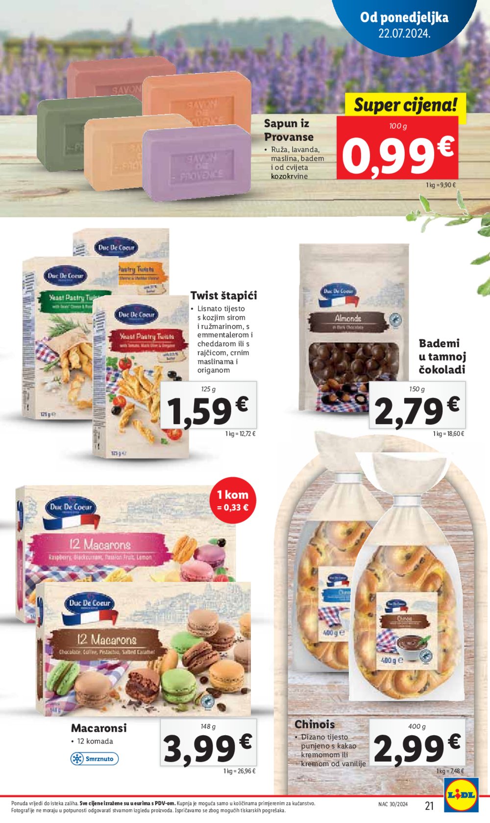 Lidl Super ponuda od ponedjeljka 22.07.-28.07.2024.