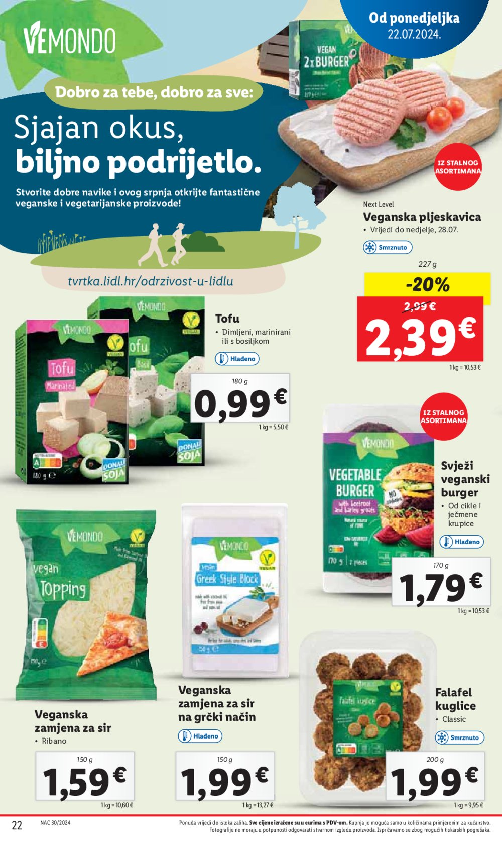 Lidl Super ponuda od ponedjeljka 22.07.-28.07.2024.