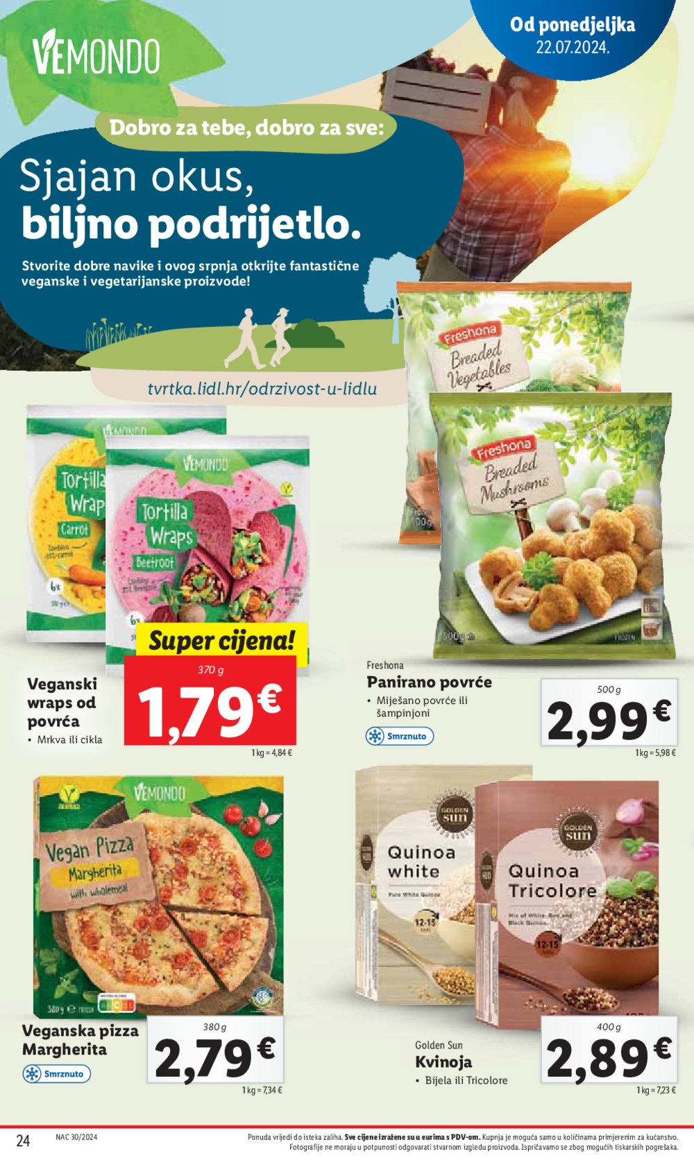 Lidl Super ponuda od ponedjeljka 22.07.-28.07.2024.