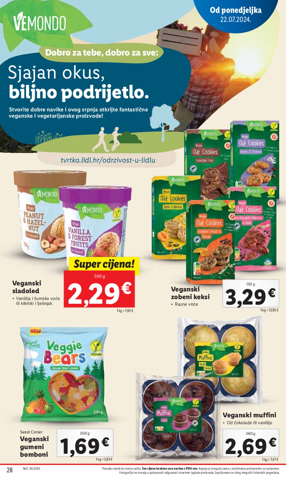 Lidl Super ponuda od ponedjeljka 22.07.-28.07.2024.