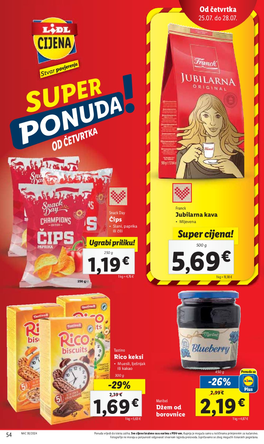 Lidl Super ponuda od ponedjeljka 22.07.-28.07.2024.