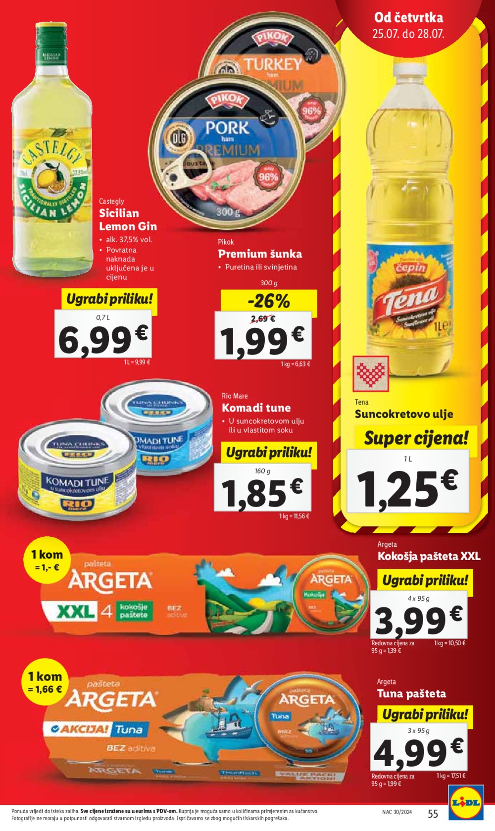 Lidl Super ponuda od ponedjeljka 22.07.-28.07.2024.