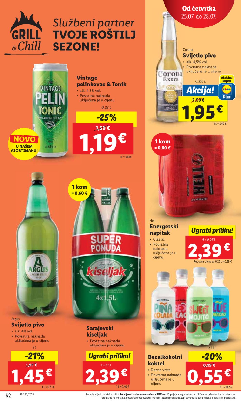 Lidl Super ponuda od ponedjeljka 22.07.-28.07.2024.