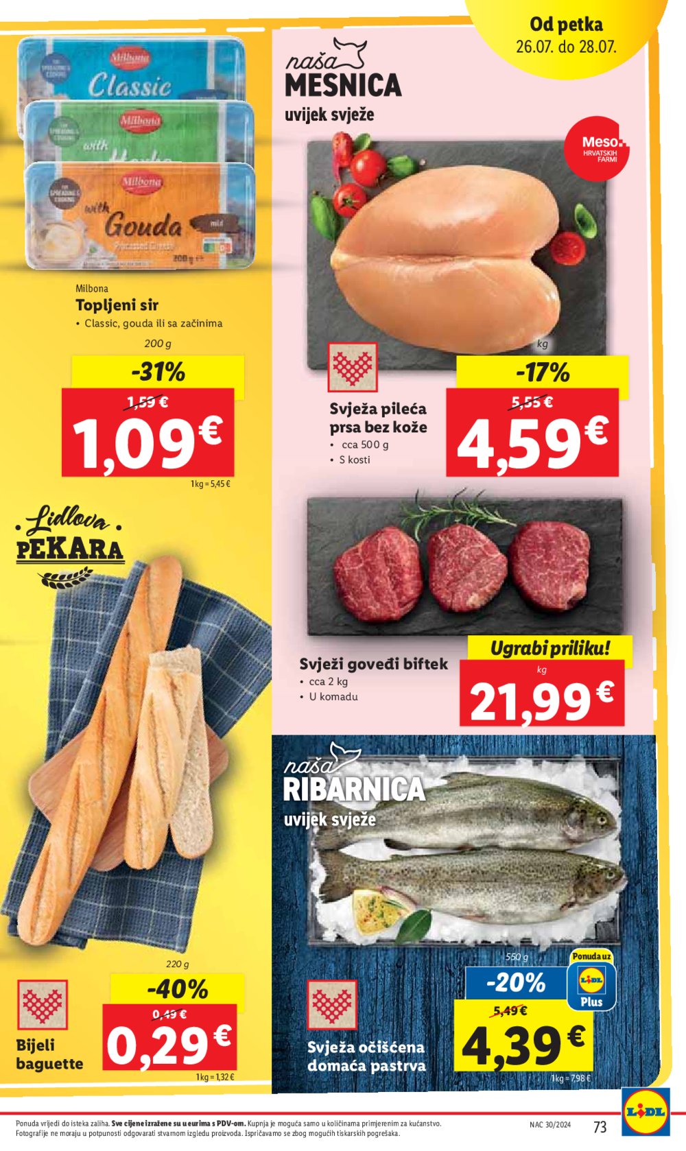 Lidl Super ponuda od ponedjeljka 22.07.-28.07.2024.