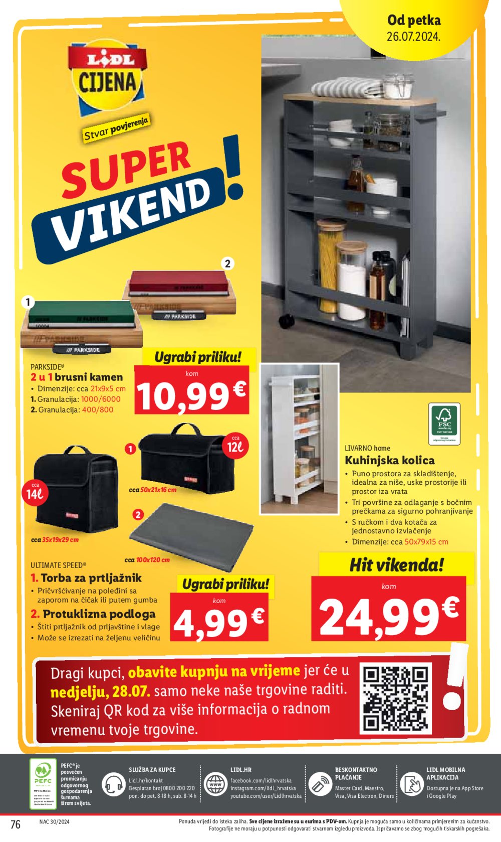 Lidl Super ponuda od ponedjeljka 22.07.-28.07.2024.