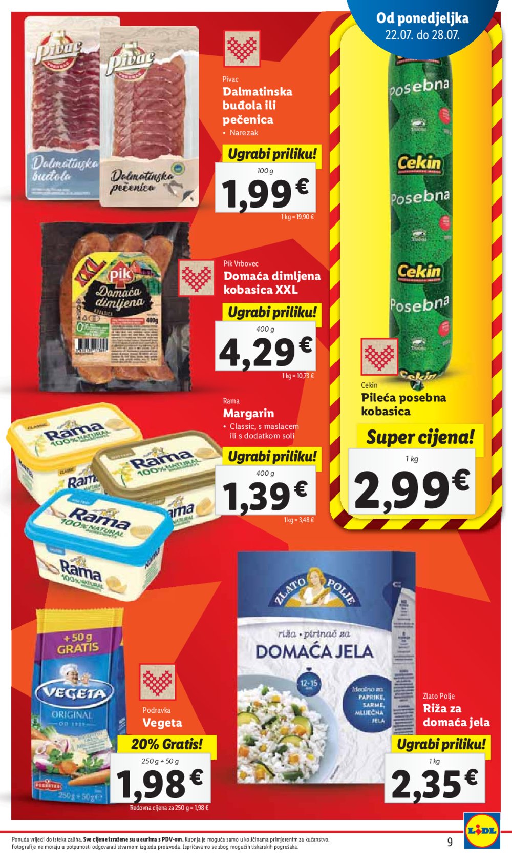 Lidl Super ponuda od ponedjeljka 22.07.-28.07.2024.