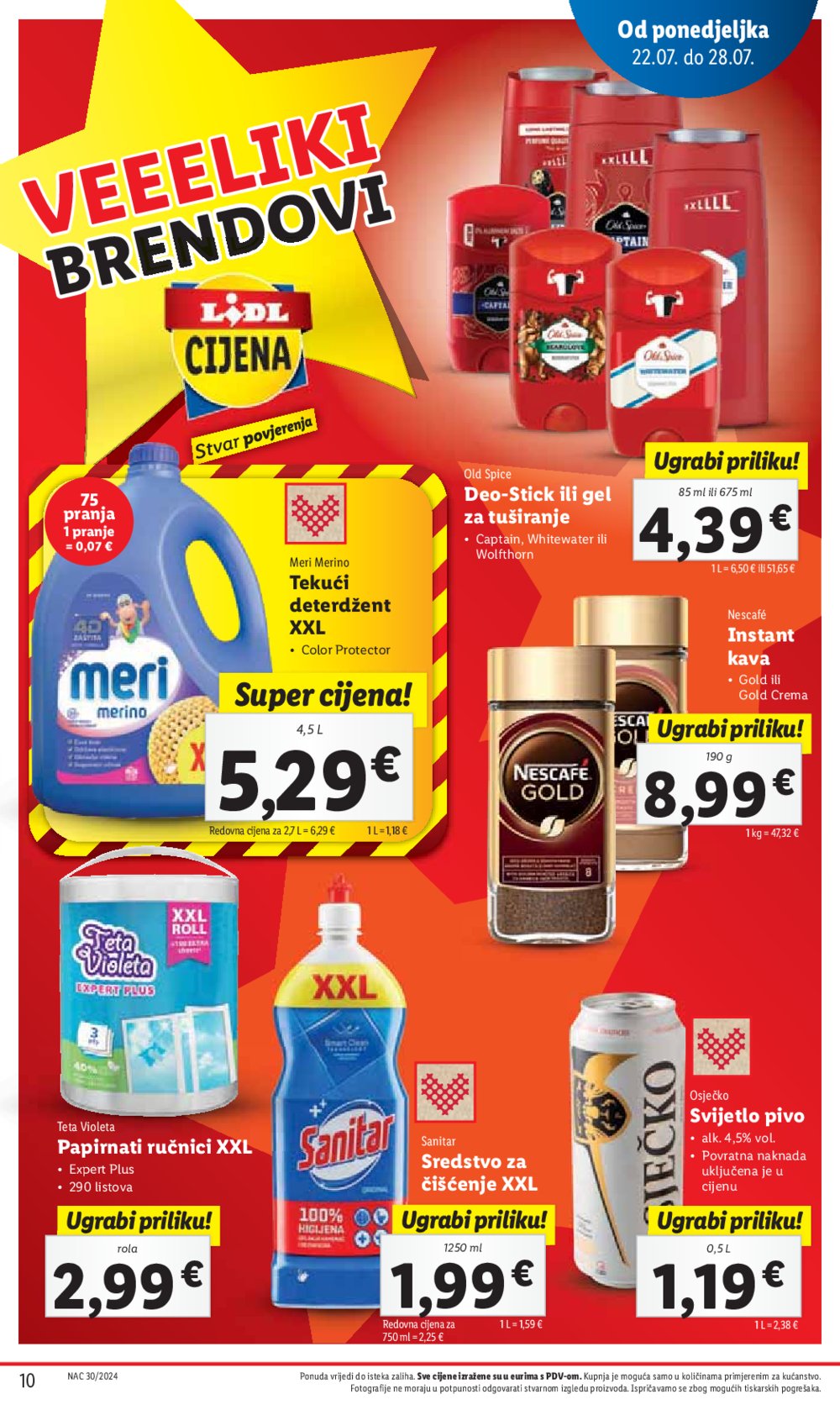 Lidl Super ponuda od ponedjeljka 22.07.-28.07.2024.