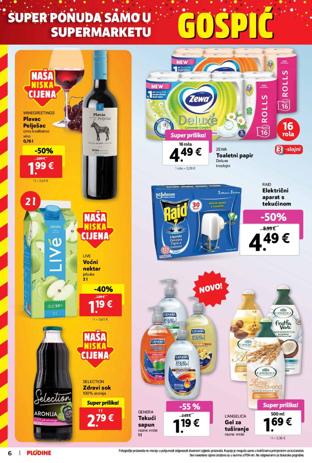 Plodine katalog Otvorenje Gospić 17.07.-23.07.2024.