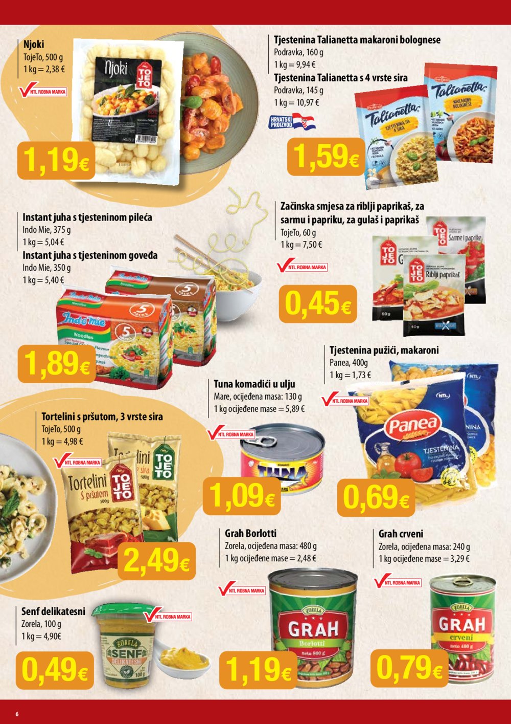 Bakmaz katalog NTL Maxi Tjedna ponuda 24.07.-30.07.2024.