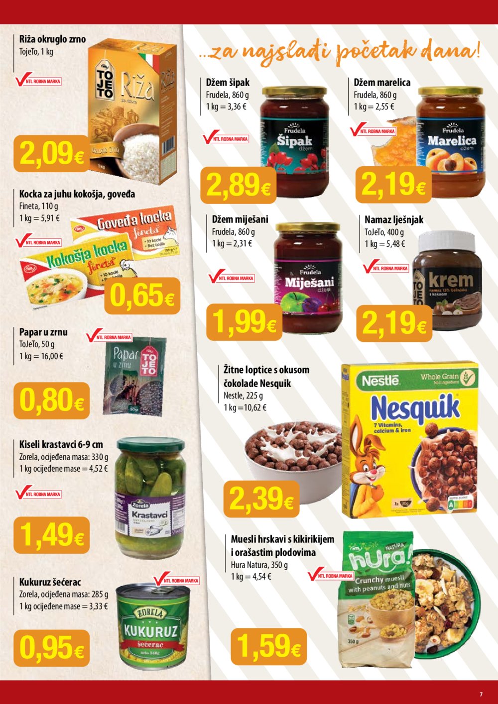 Bakmaz katalog NTL Maxi Tjedna ponuda 24.07.-30.07.2024.