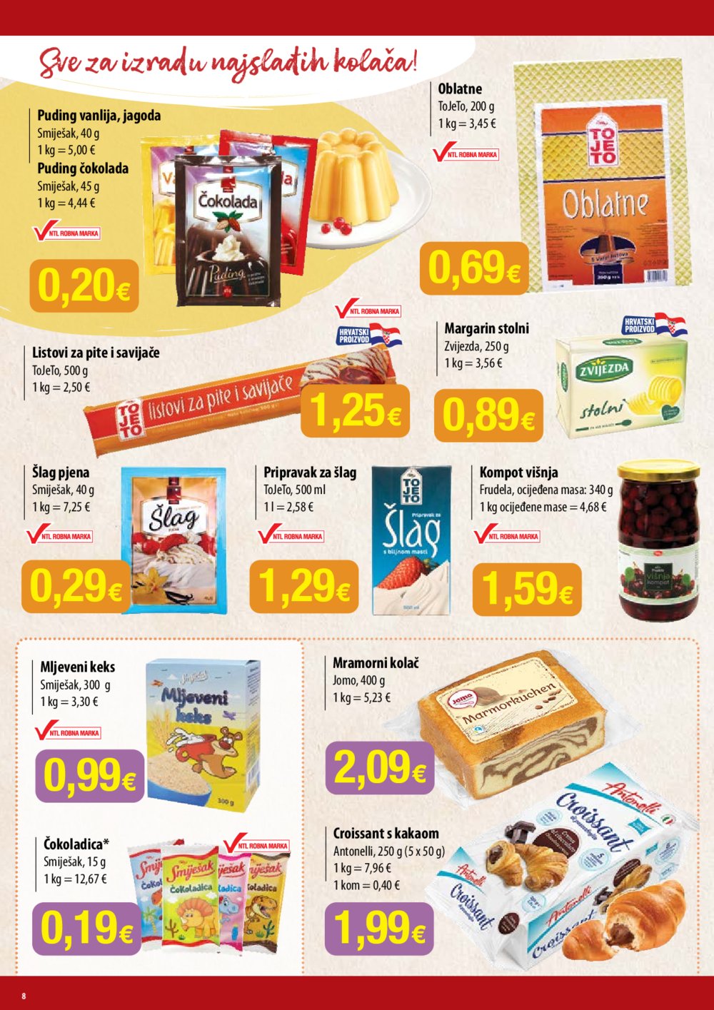 Bakmaz katalog NTL Maxi Tjedna ponuda 24.07.-30.07.2024.