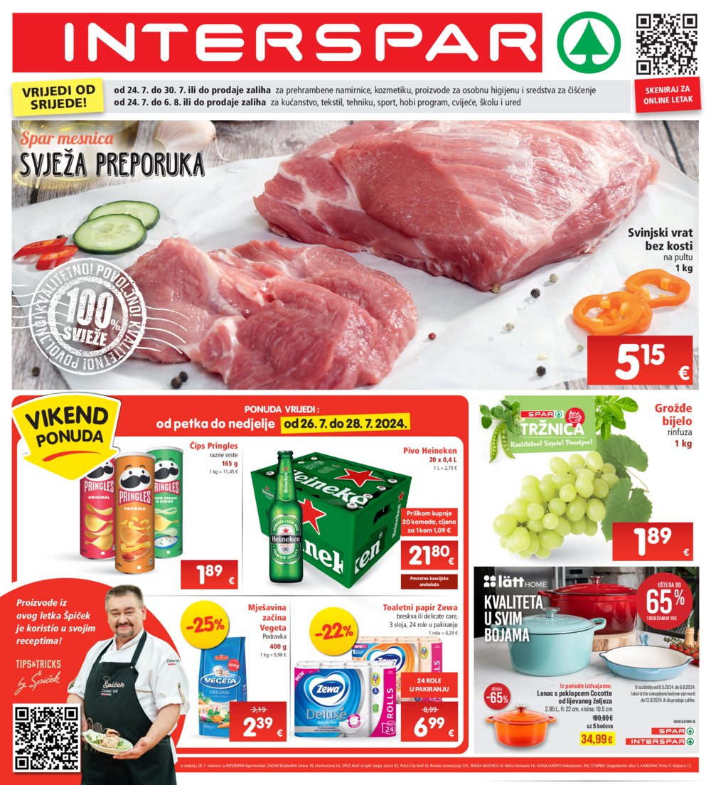 INTERSPAR katalog Akcija 24.07.-30.07.2024.