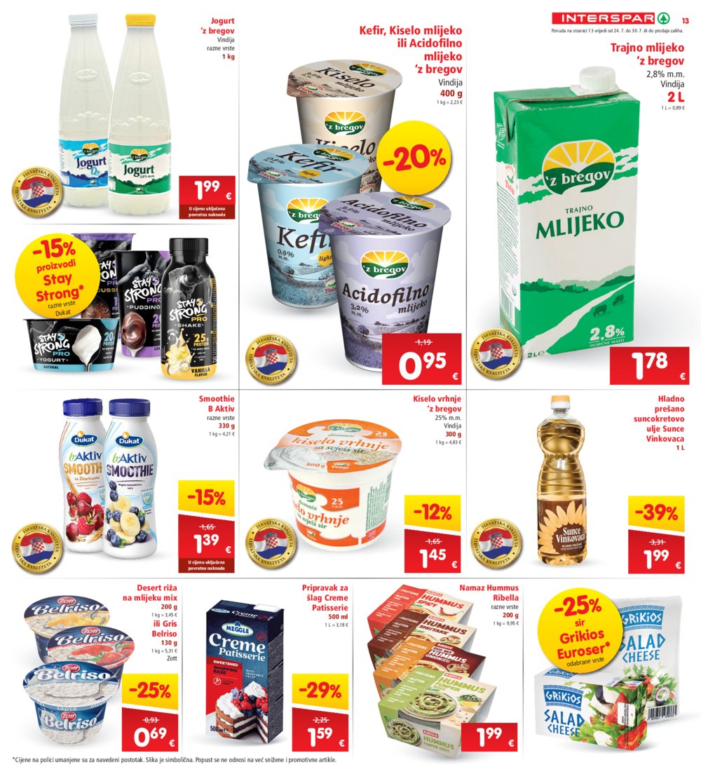 INTERSPAR katalog Akcija 24.07.-30.07.2024.