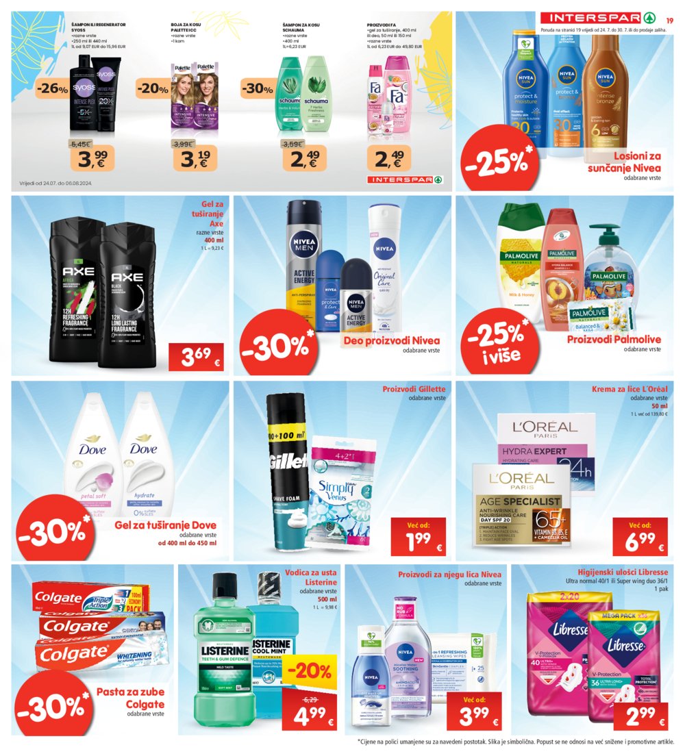 INTERSPAR katalog Akcija 24.07.-30.07.2024.