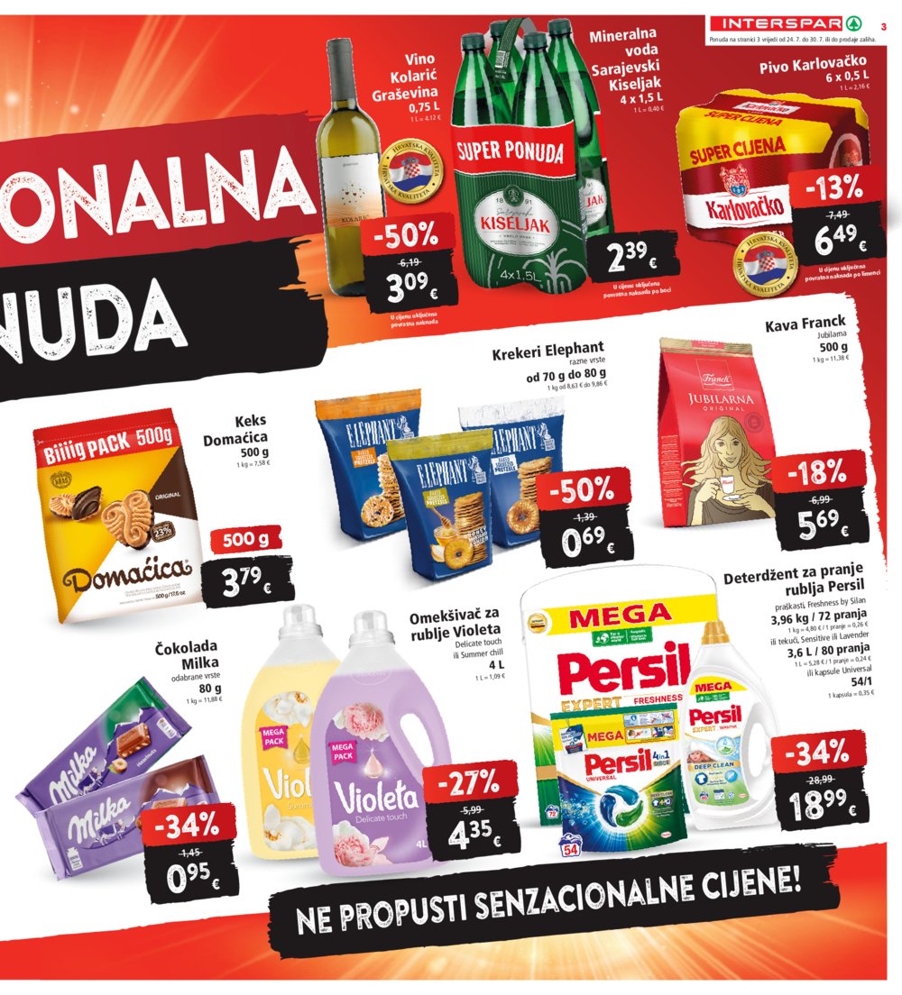 INTERSPAR katalog Akcija 24.07.-30.07.2024.