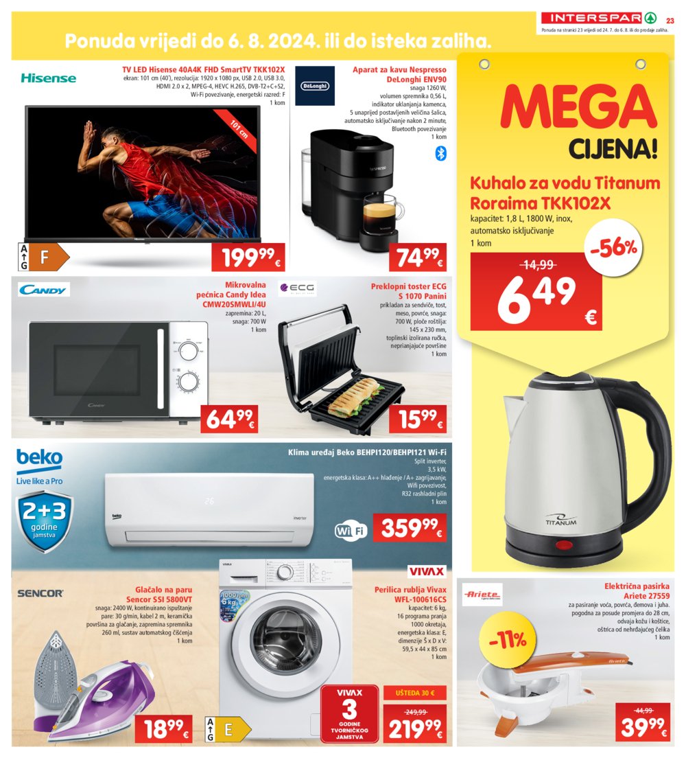 INTERSPAR katalog Akcija 24.07.-30.07.2024.