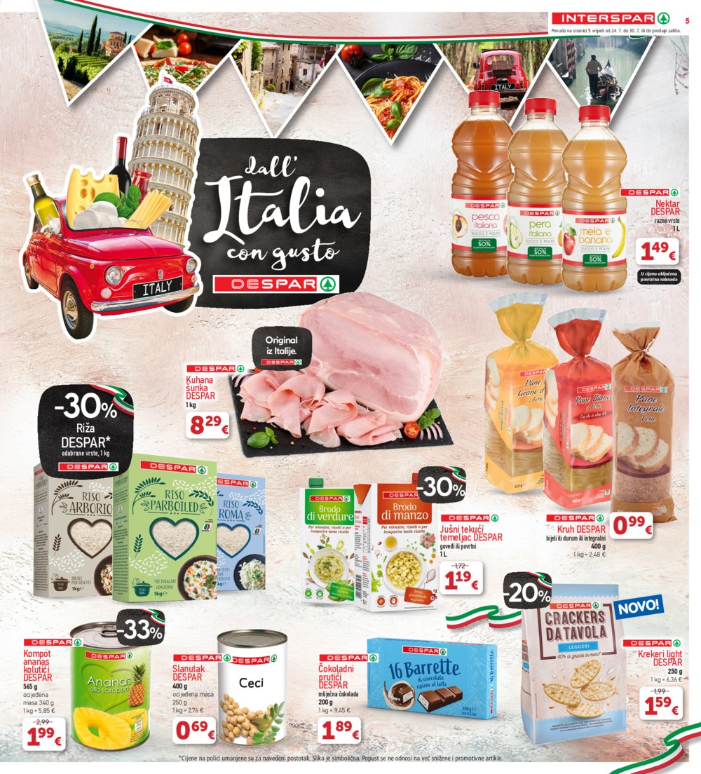 INTERSPAR katalog Akcija 24.07.-30.07.2024.