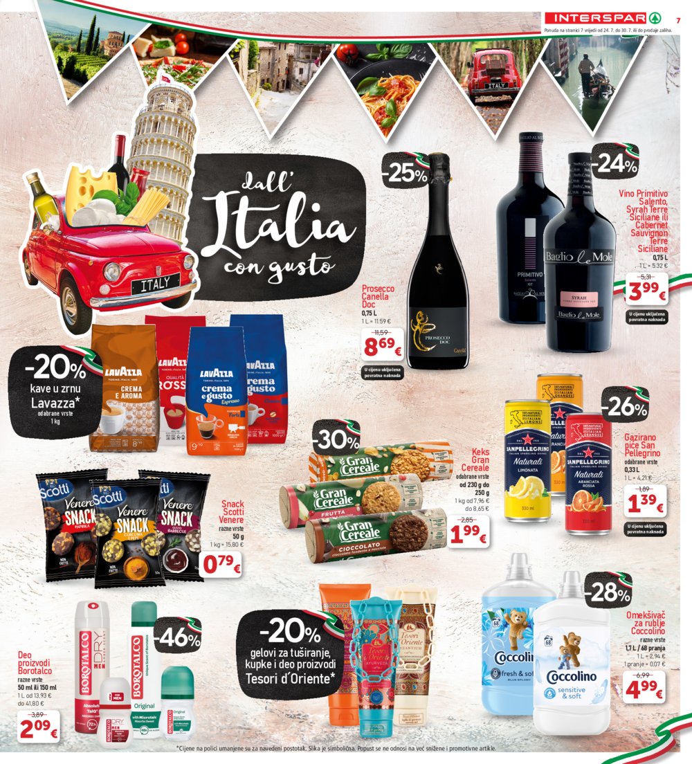 INTERSPAR katalog Akcija 24.07.-30.07.2024.