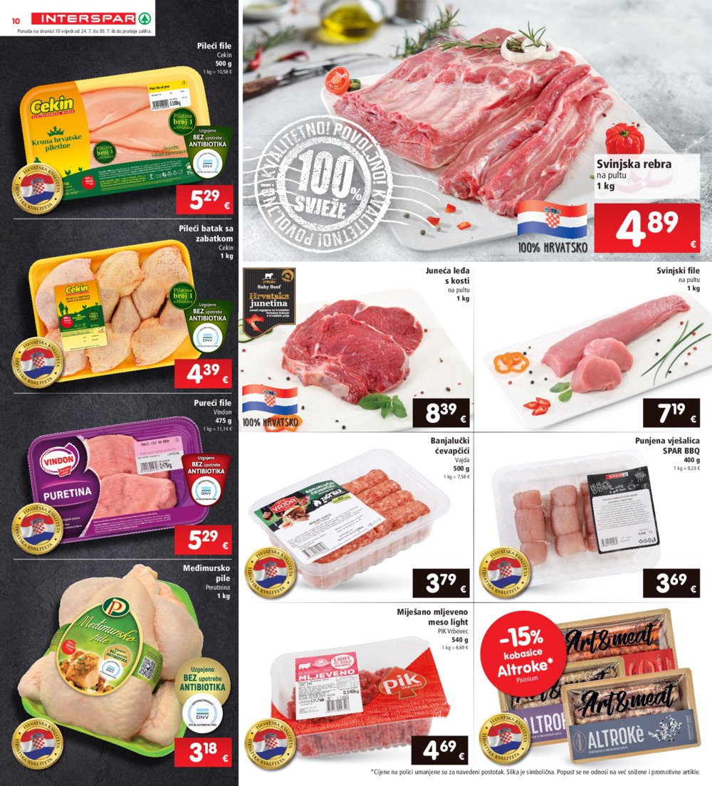 INTERSPAR katalog Akcija 24.07.-30.07.2024.