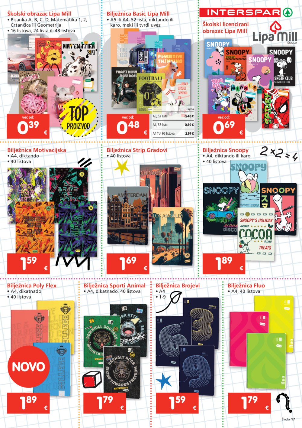 INTERSPAR katalog Počinje škola 24.07.-17.09.2024.