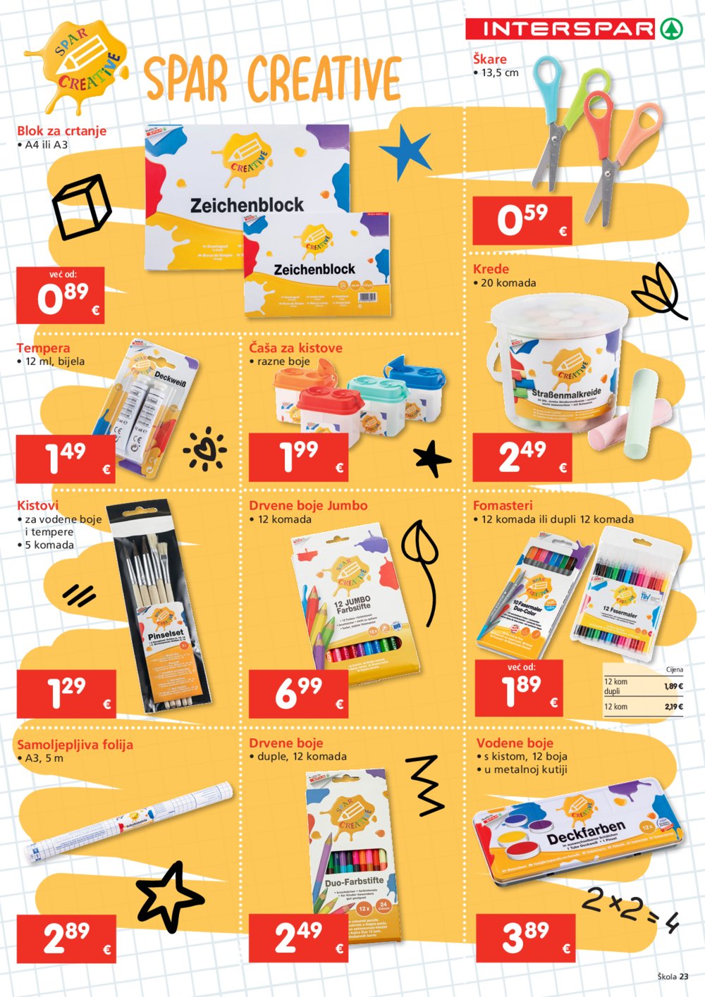 INTERSPAR katalog Počinje škola 24.07.-17.09.2024.