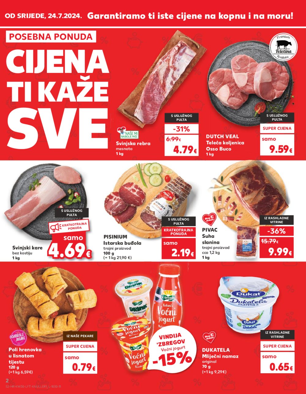 Kaufland katalog Akcija 24.07.-30.07.2024. Odabrane poslovnice