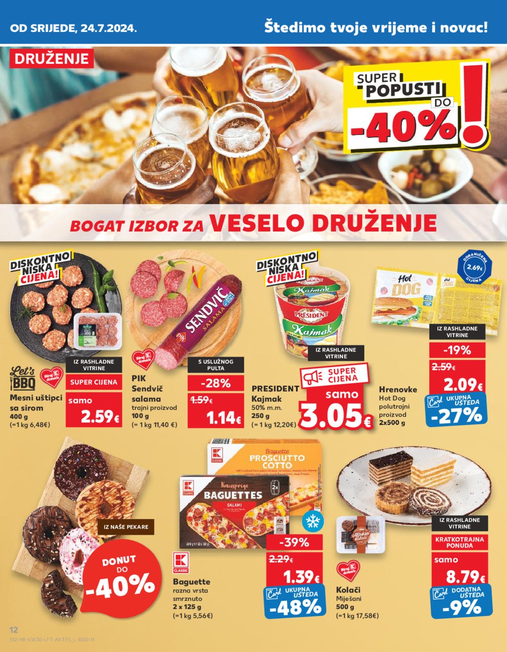 Kaufland katalog Akcija 24.07.-30.07.2024. Odabrane poslovnice