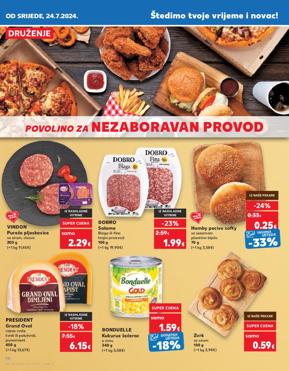 Kaufland katalog Akcija 24.07.-30.07.2024. Odabrane poslovnice