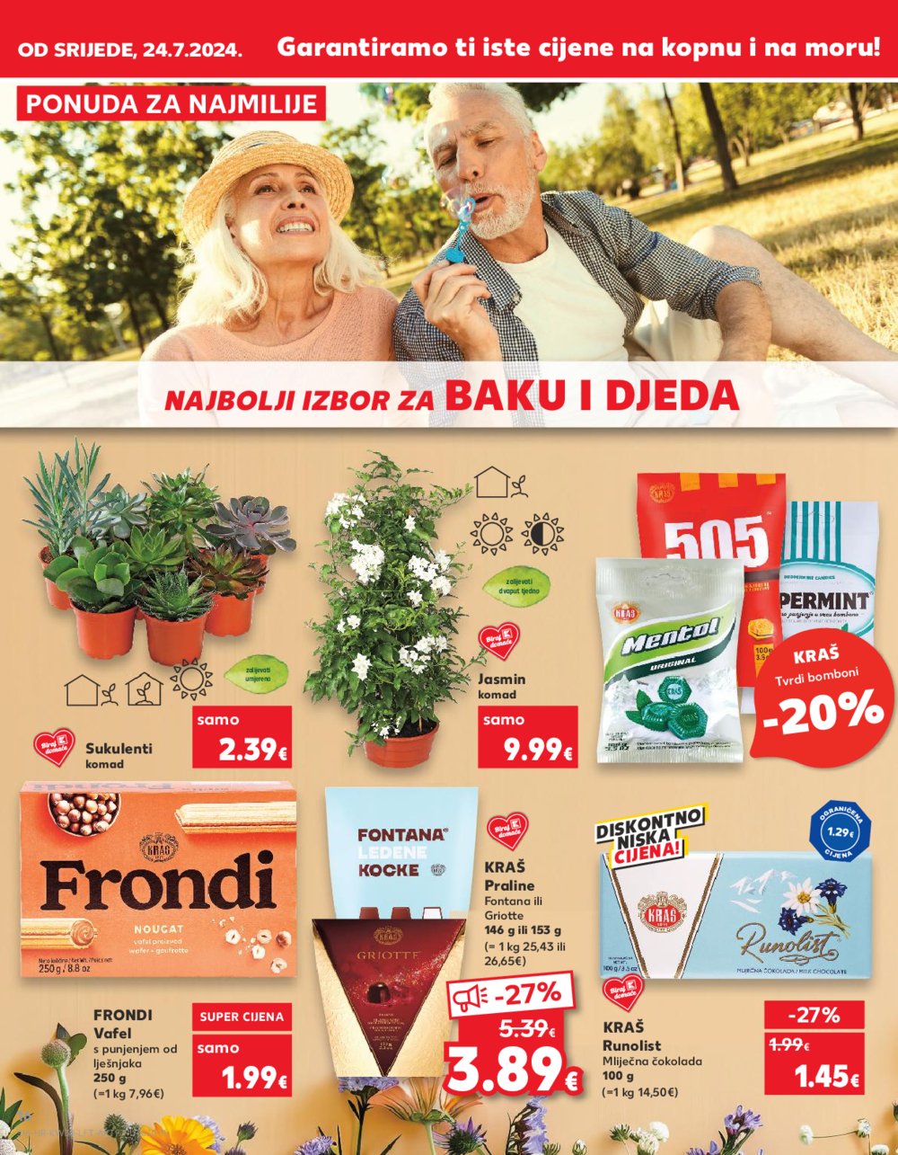 Kaufland katalog Akcija 24.07.-30.07.2024. Odabrane poslovnice