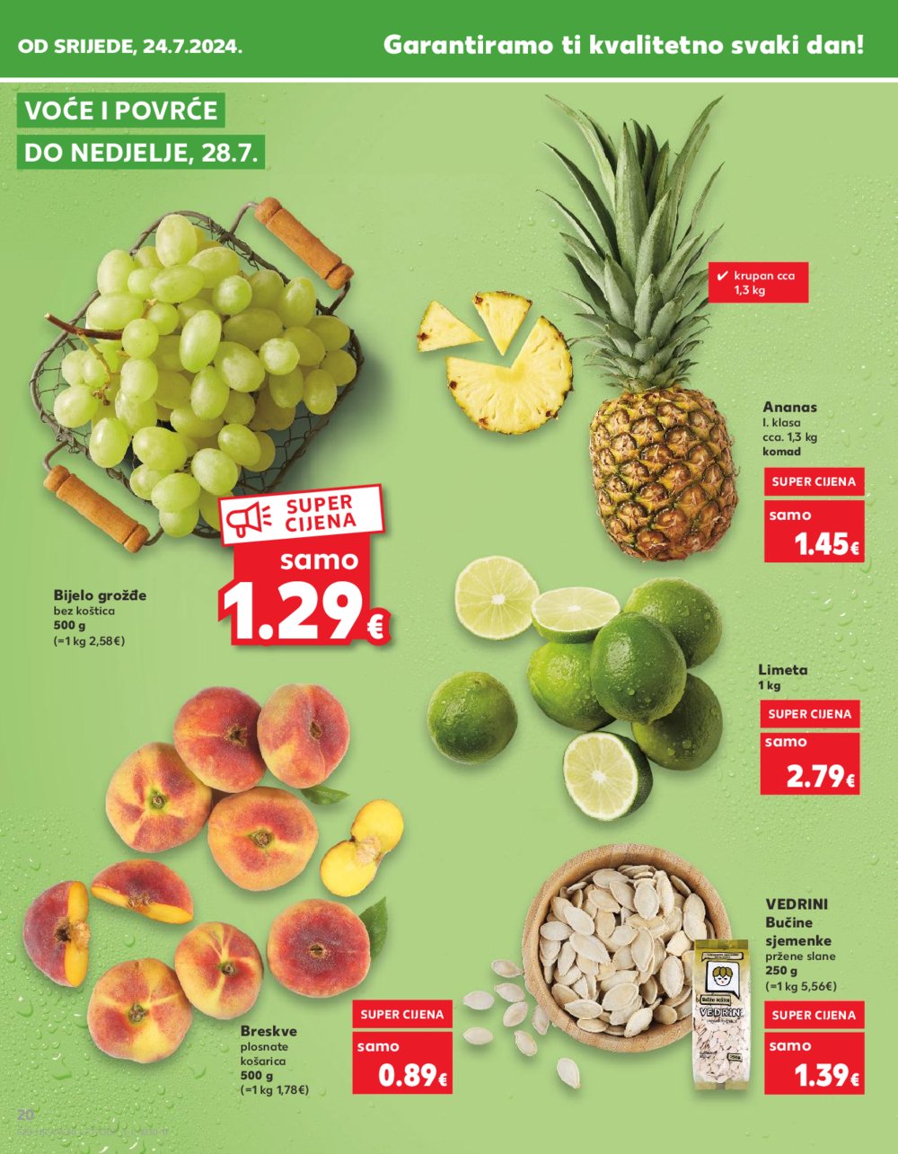 Kaufland katalog Akcija 24.07.-30.07.2024. Odabrane poslovnice