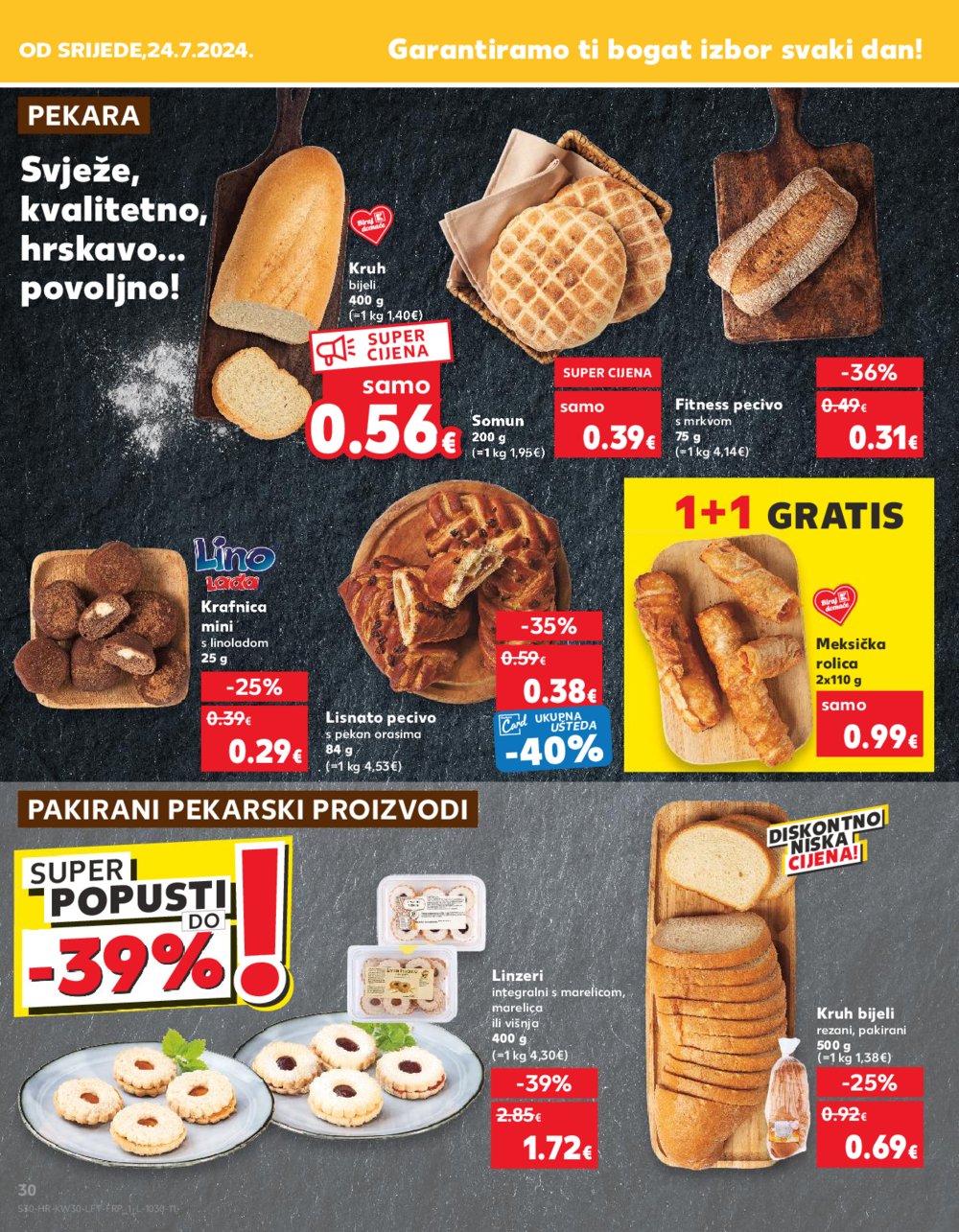 Kaufland katalog Akcija 24.07.-30.07.2024. Odabrane poslovnice