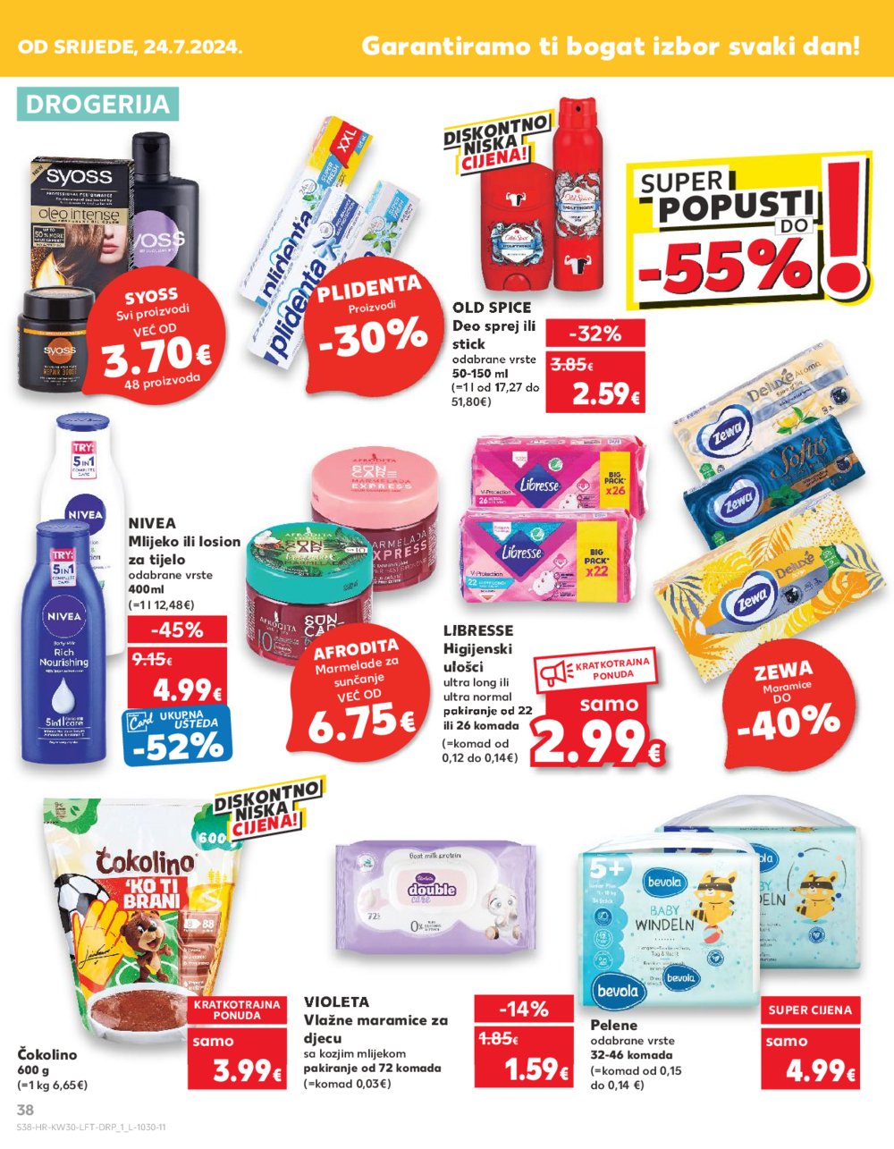 Kaufland katalog Akcija 24.07.-30.07.2024. Odabrane poslovnice