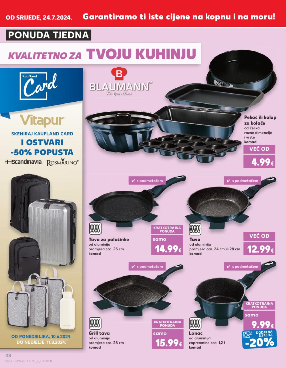 Kaufland katalog Akcija 24.07.-30.07.2024. Odabrane poslovnice