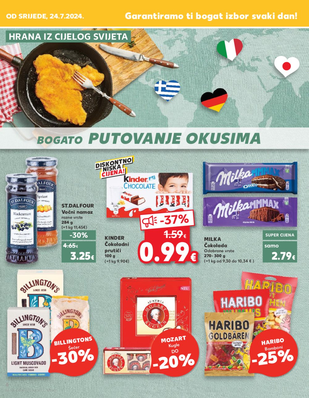 Kaufland katalog Akcija 24.07.-30.07.2024. Odabrane poslovnice