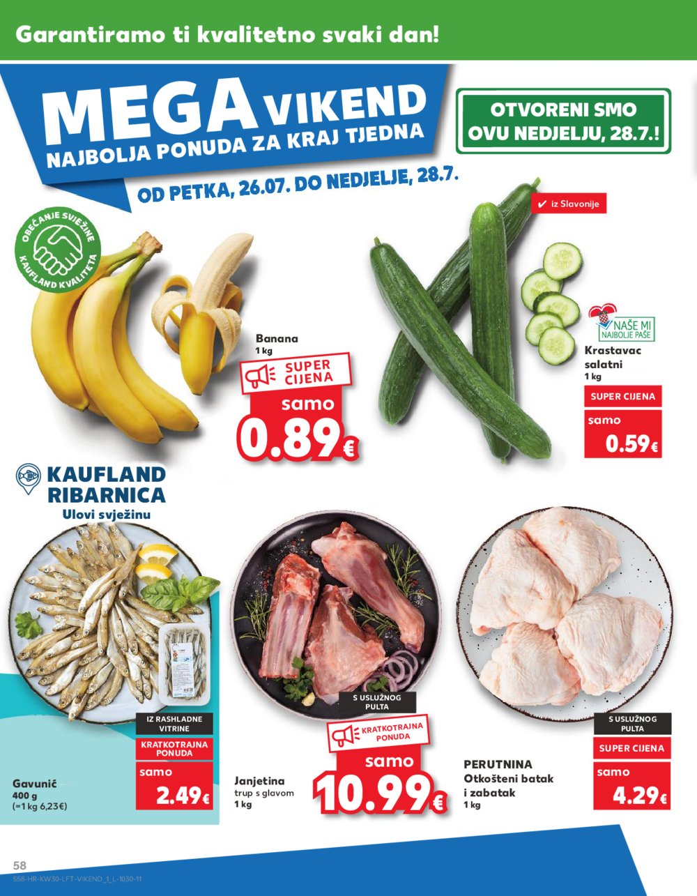 Kaufland katalog Akcija 24.07.-30.07.2024. Odabrane poslovnice