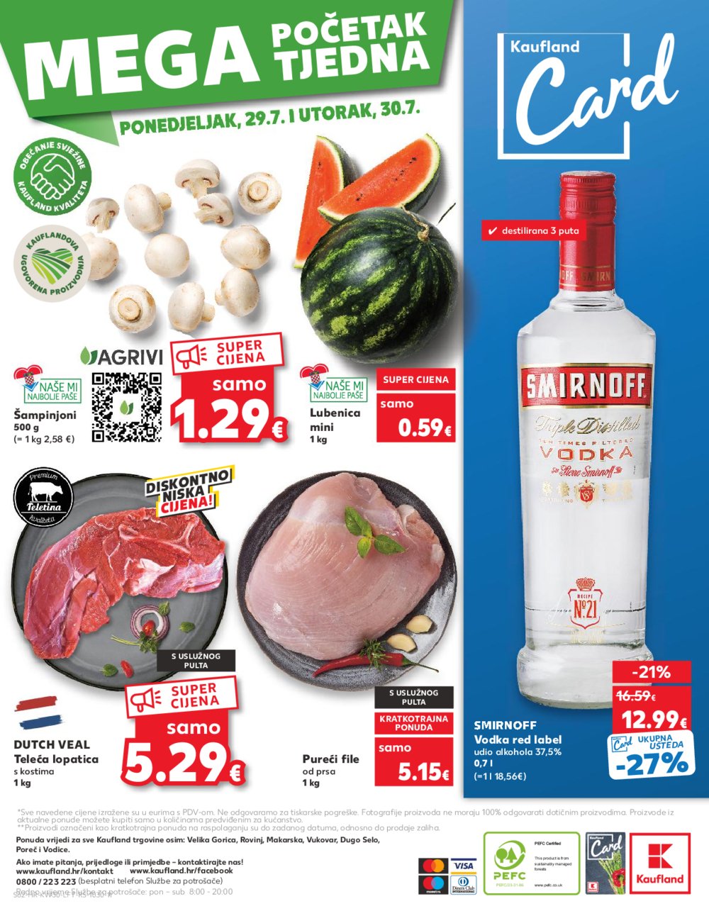 Kaufland katalog Akcija 24.07.-30.07.2024. Odabrane poslovnice