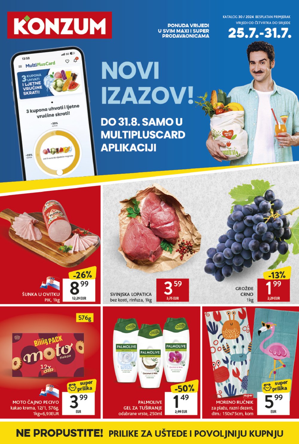 Konzum katalog Akcija 25.07.-31.07.2024.