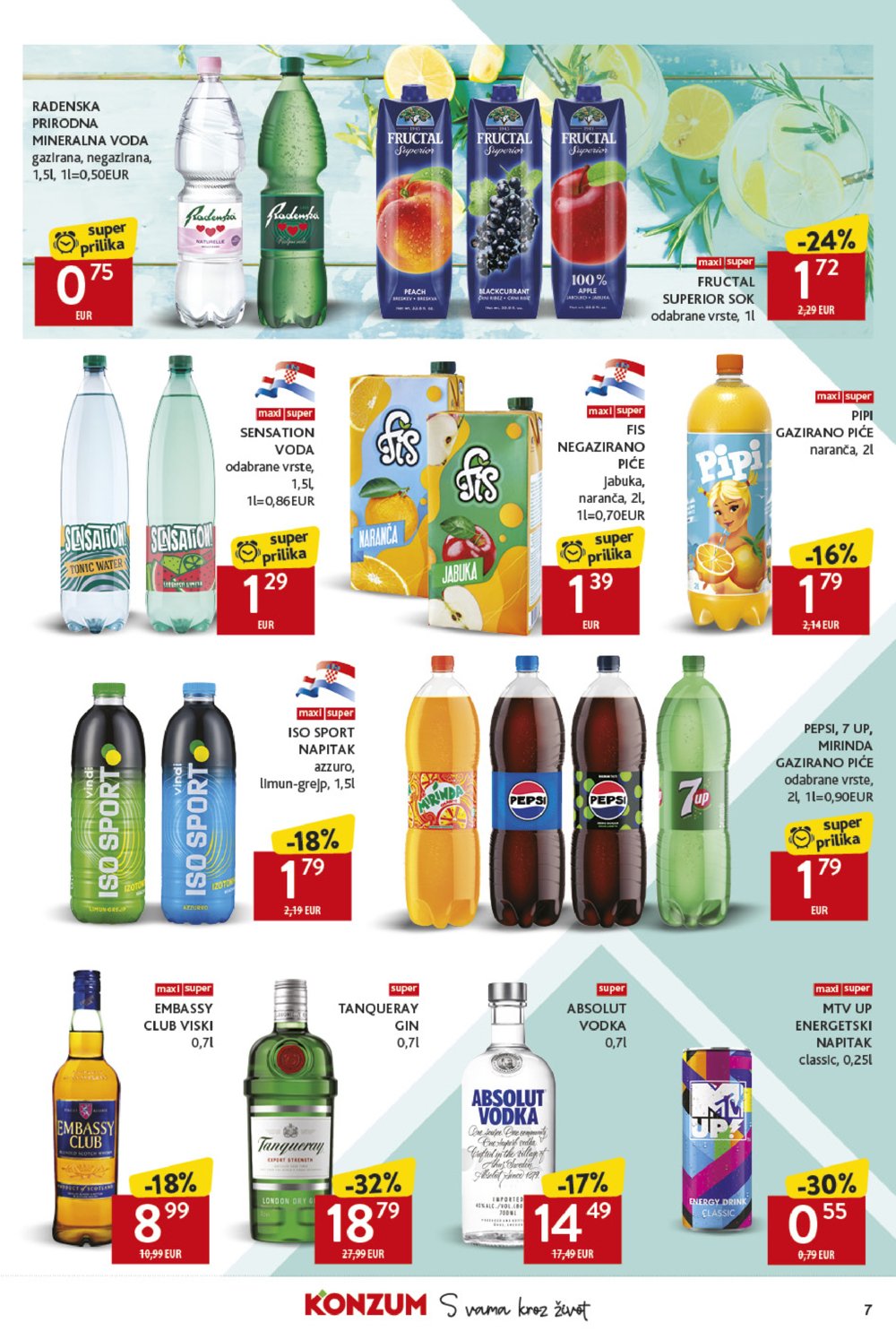 Konzum katalog Akcija 25.07.-31.07.2024.