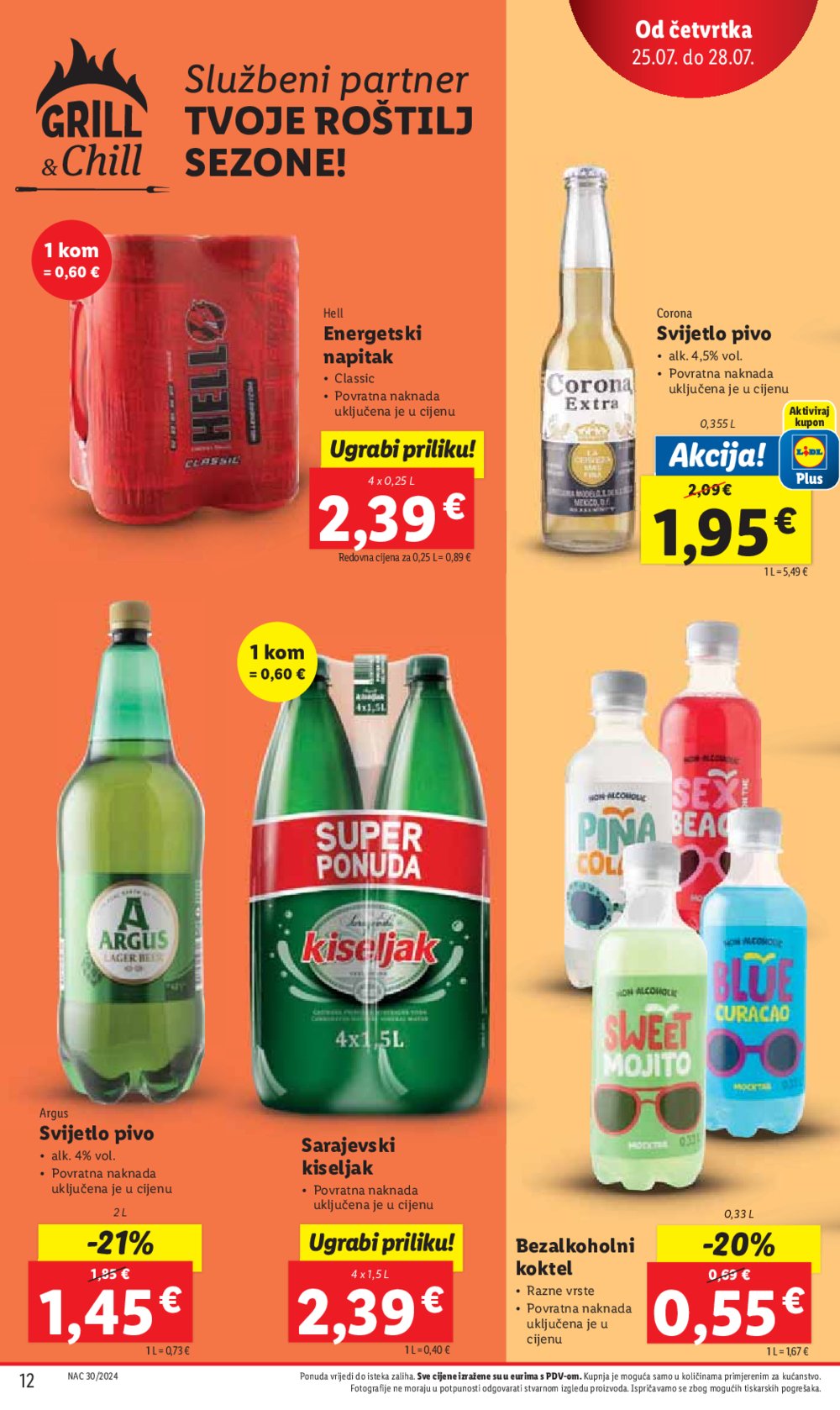 Lidl katalog Super ponuda od četvrtka 25.07.-28.07.2024.