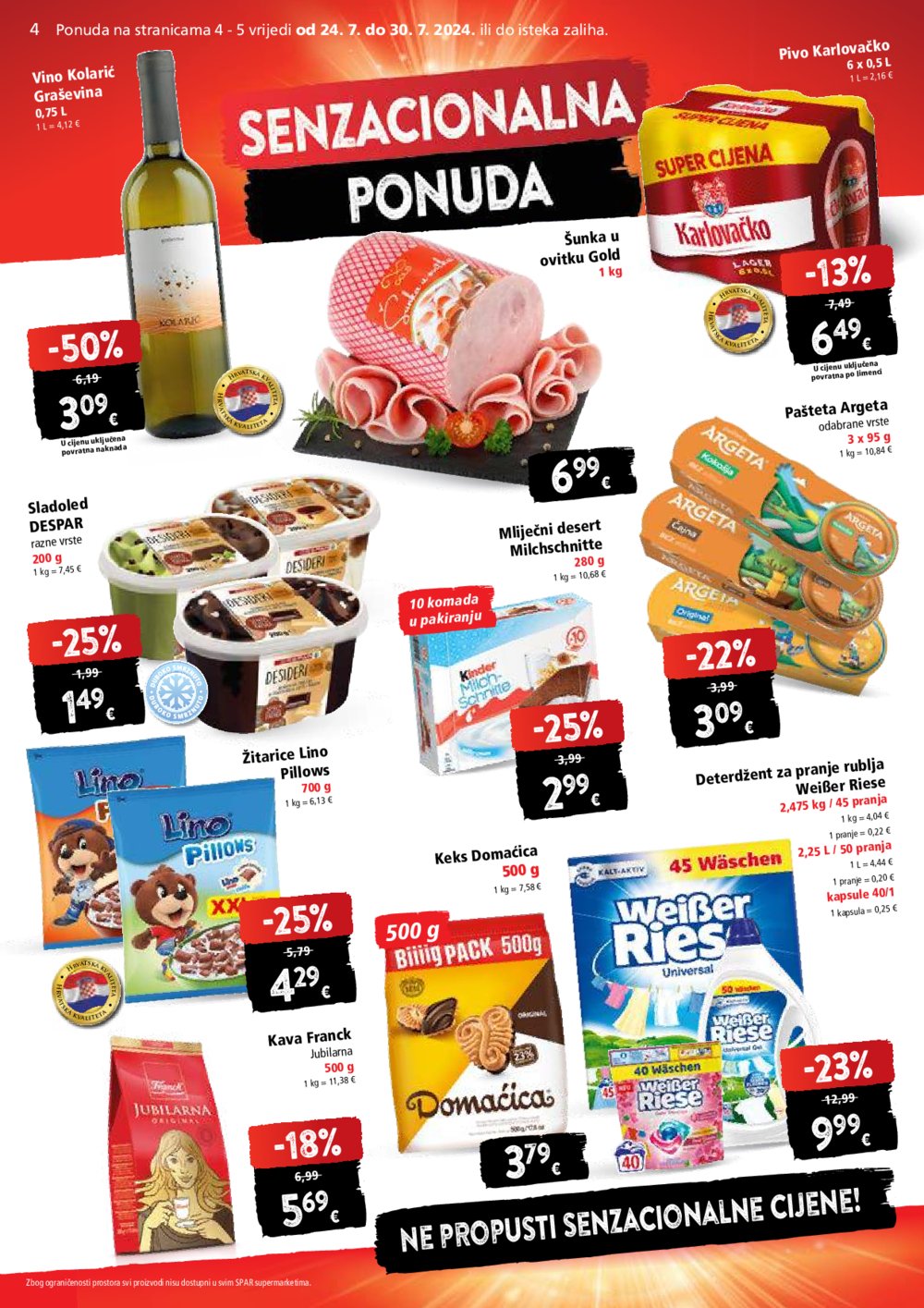 SPAR katalog Akcija 24.07.-30.07.2024.