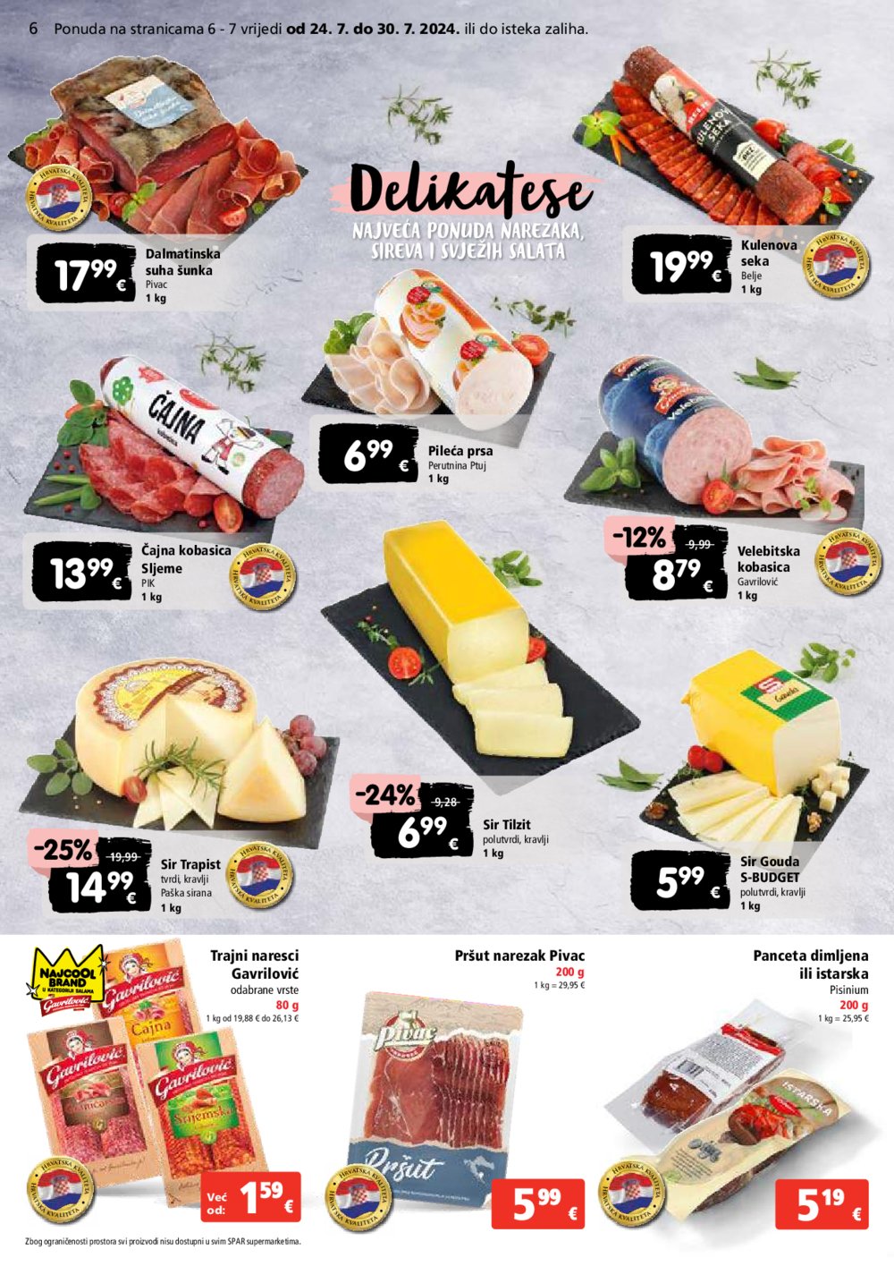 SPAR katalog Akcija 24.07.-30.07.2024.