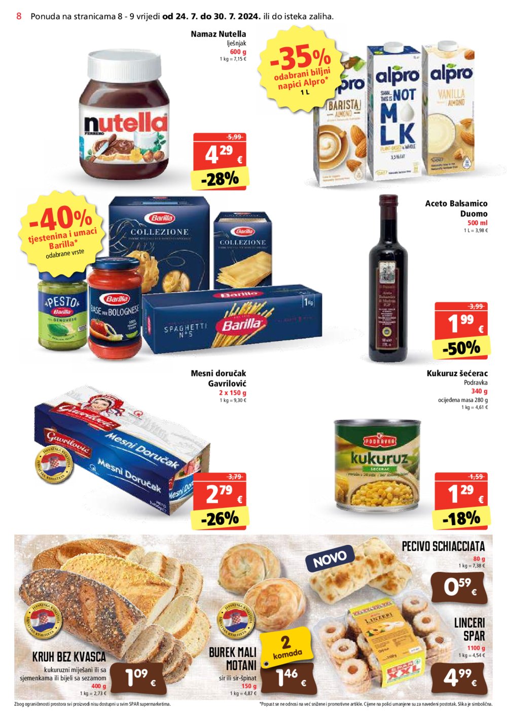 SPAR katalog Akcija 24.07.-30.07.2024.