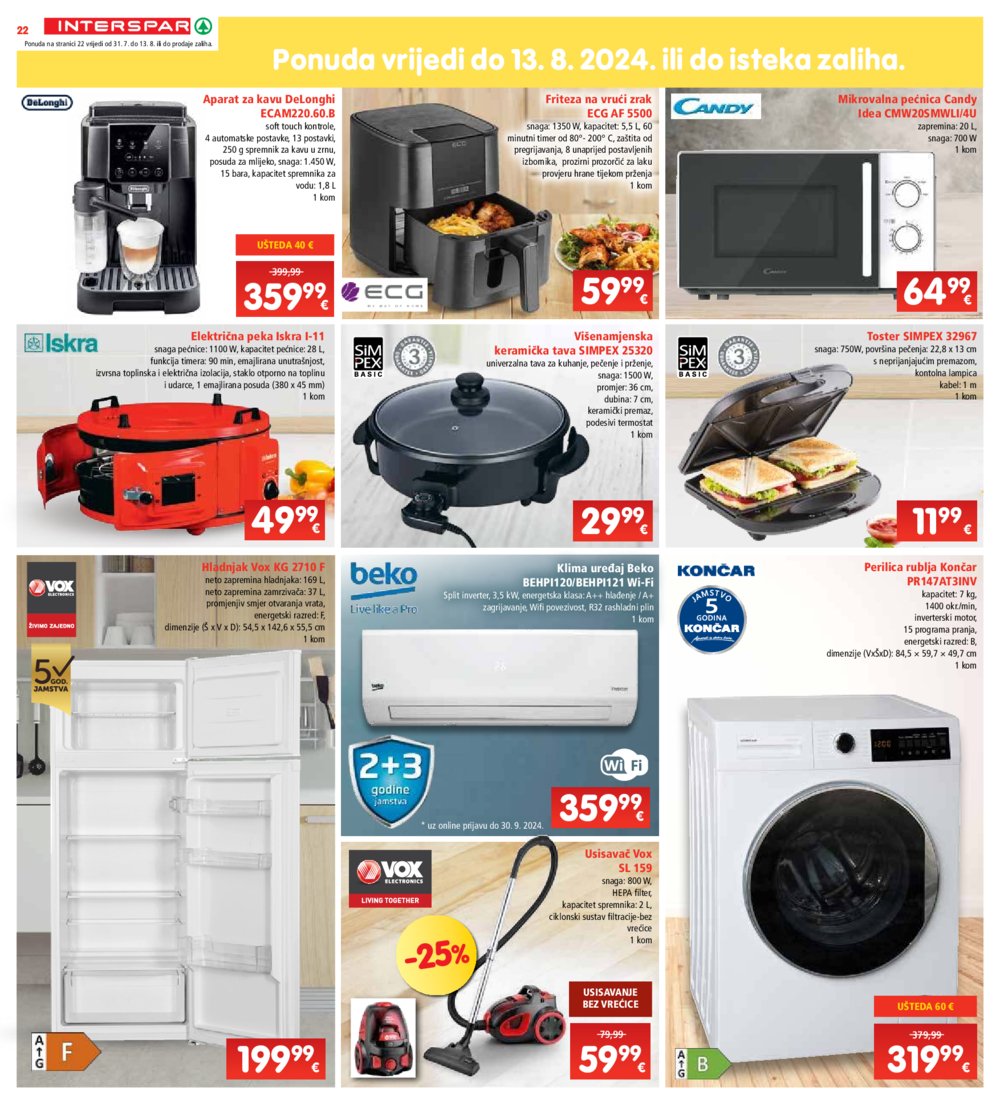 INTERSPAR katalog Akcija 31.07.-06.08.2024.