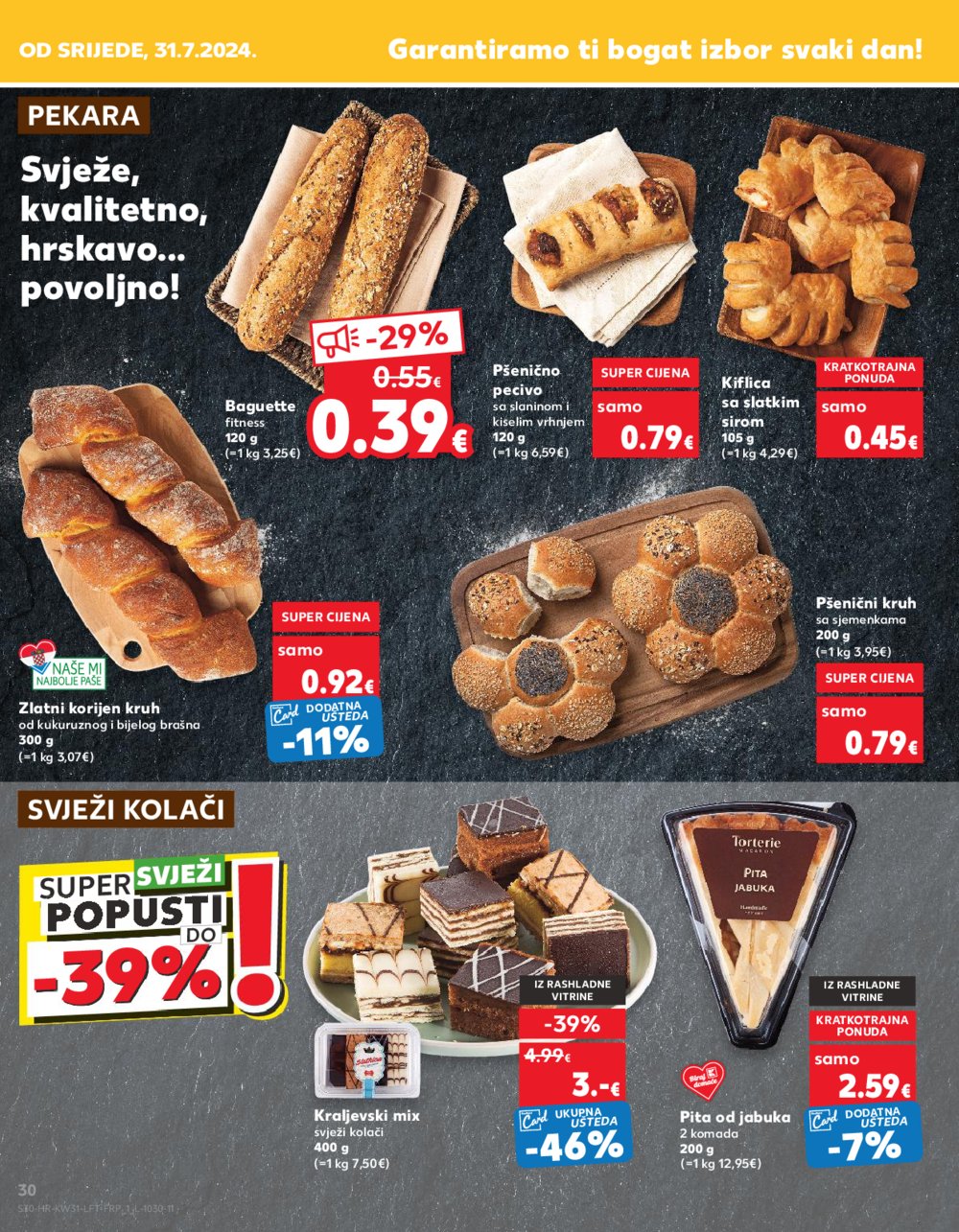 Kaufland katalog Akcija 31.07.-06.08.2024. Odabrane poslovnice