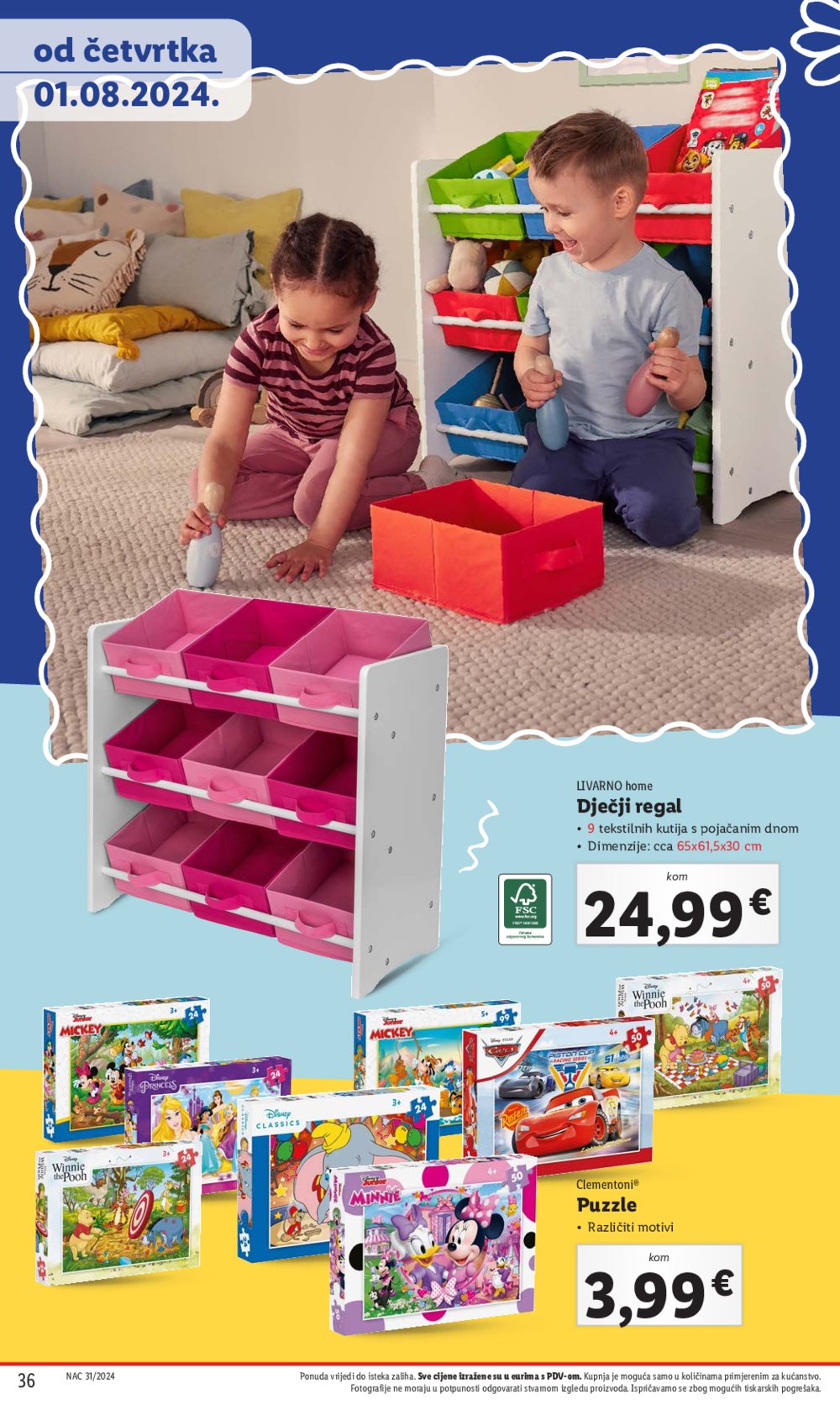 Lidl katalog Pripreme za novu školsku godinu 01.08.2024.