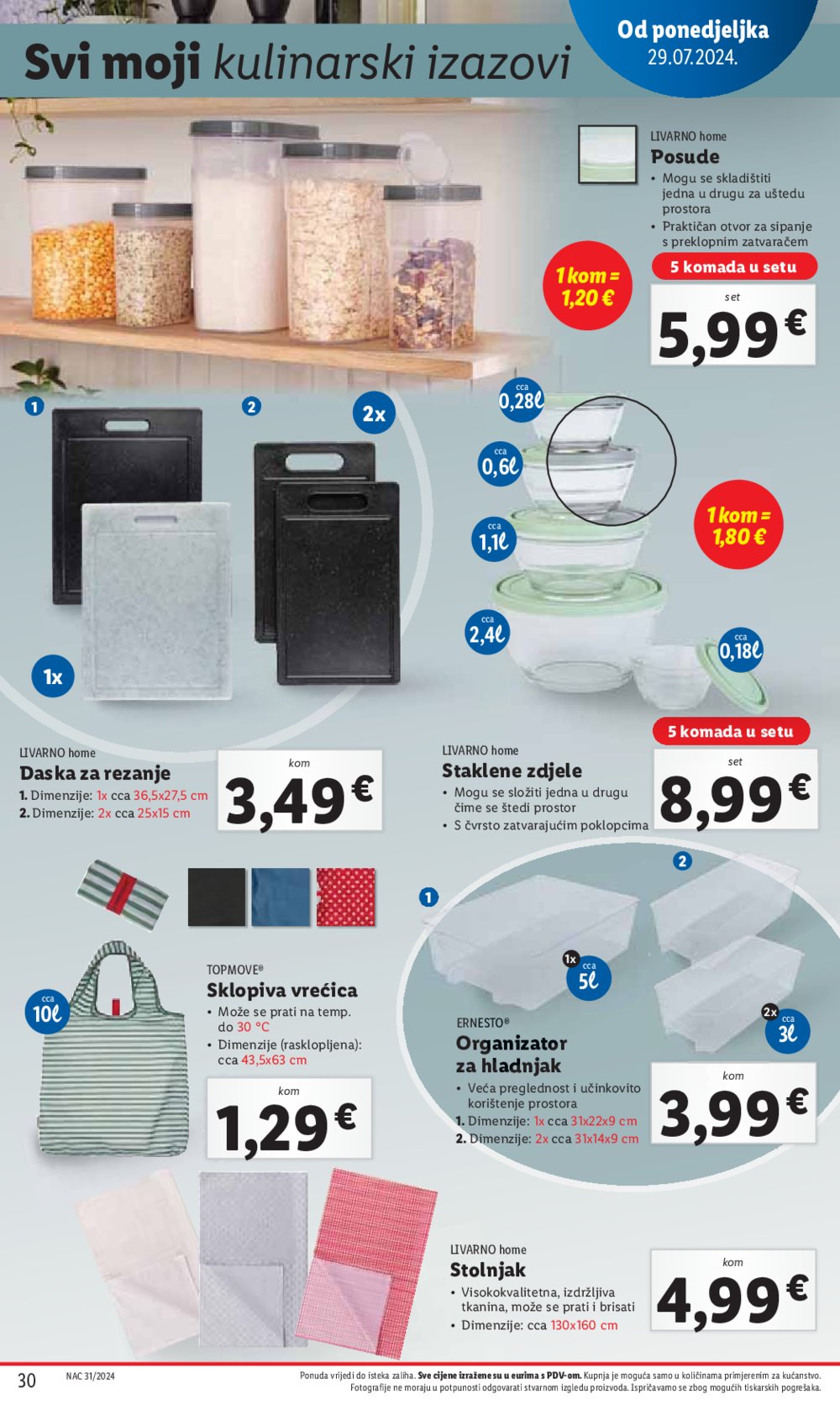 Lidl katalog Super ponuda od Ponedjeljka 29.07.-04.08.2024.
