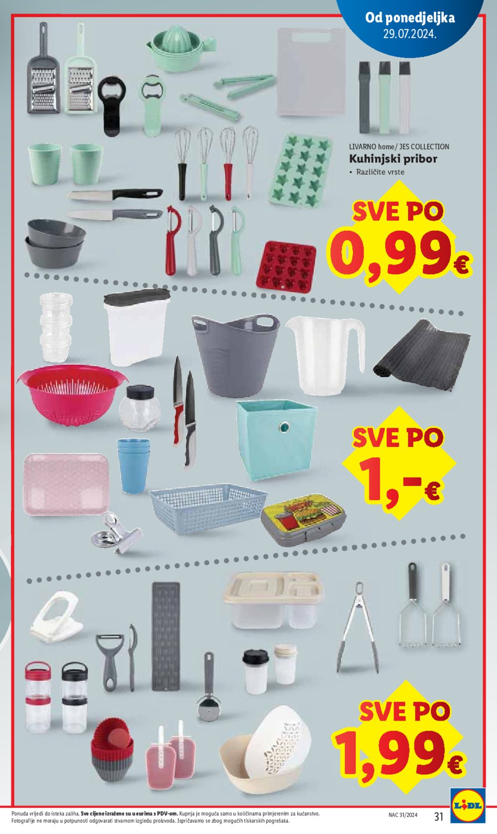 Lidl katalog Super ponuda od Ponedjeljka 29.07.-04.08.2024.