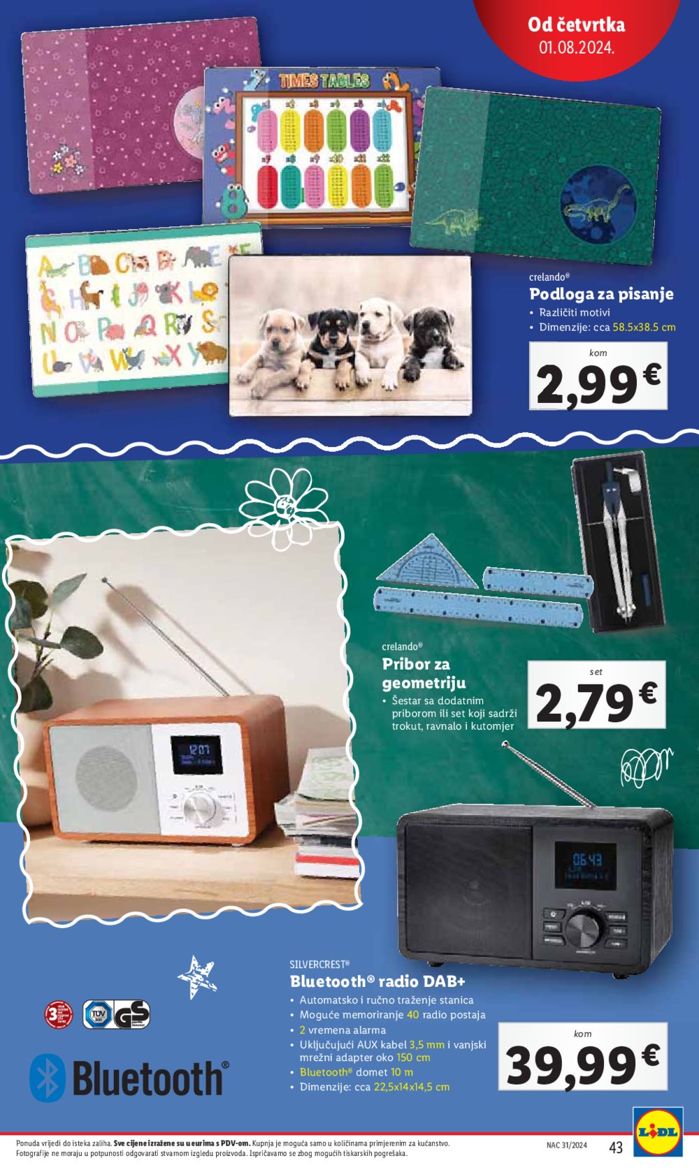 Lidl katalog Super ponuda od Ponedjeljka 29.07.-04.08.2024.